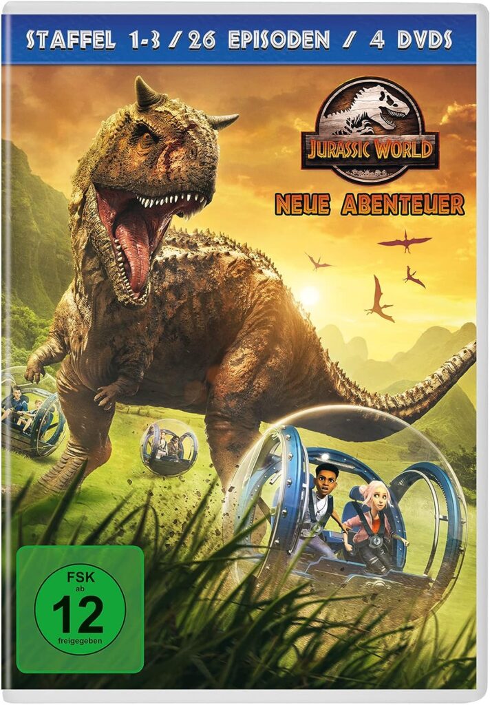 Jurassic World - Neue Abenteuer - Staffel 1-3 [4 DVDs]