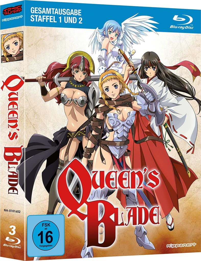 Queens Blade: Die Wanderkriegerin  Die Thronfolgerin - Gesamtausgabe - Staffel 1  2 - OmU - [Blu-ray]